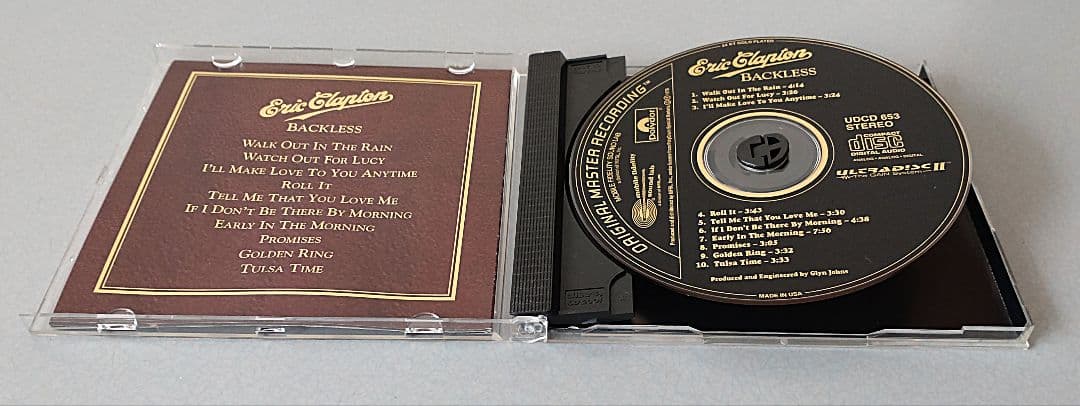 貴重Eric Clapton Backless MFSL 輸入盤GOLD CD