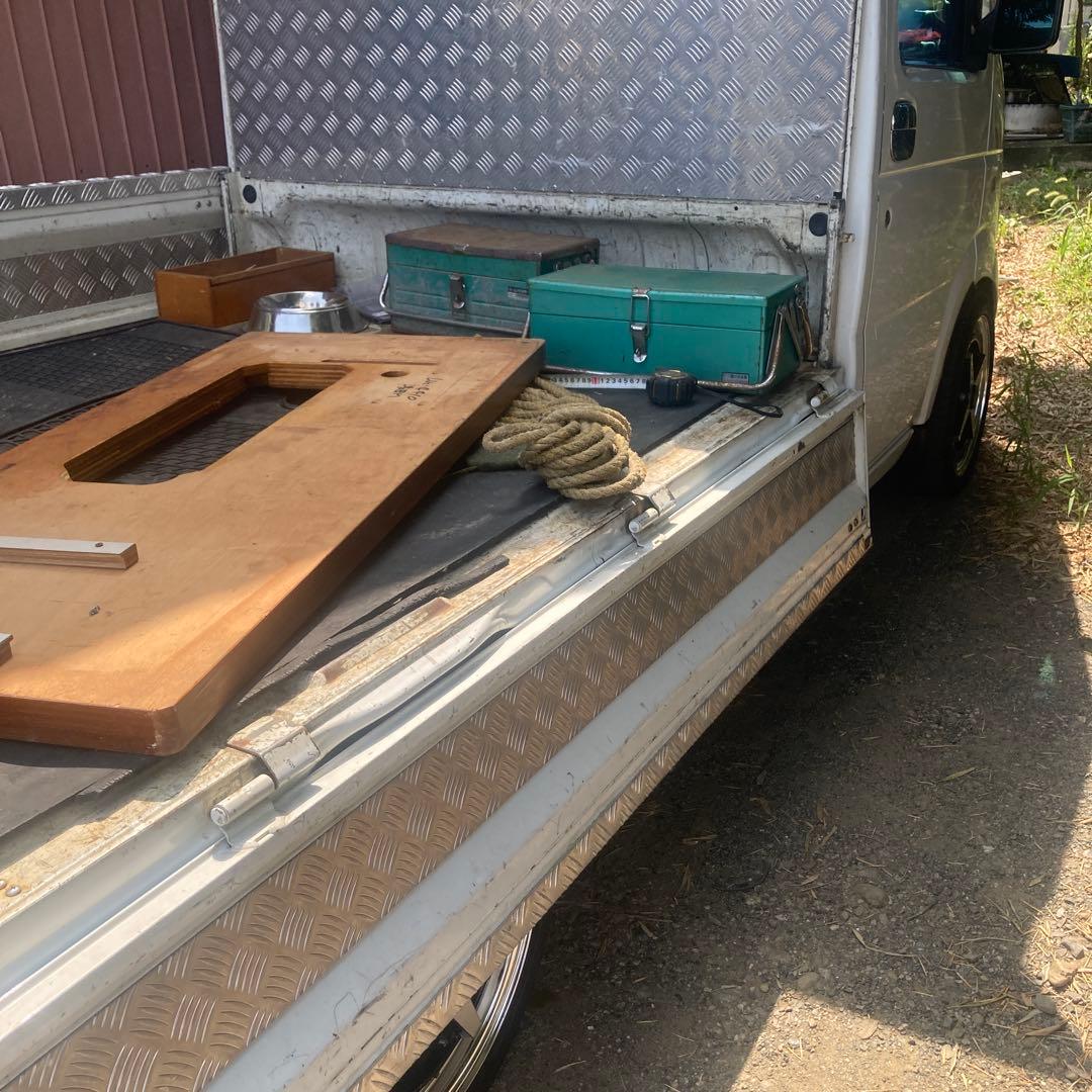 スズキスーパーキャリー用16用縞板煽り内側外側兼用