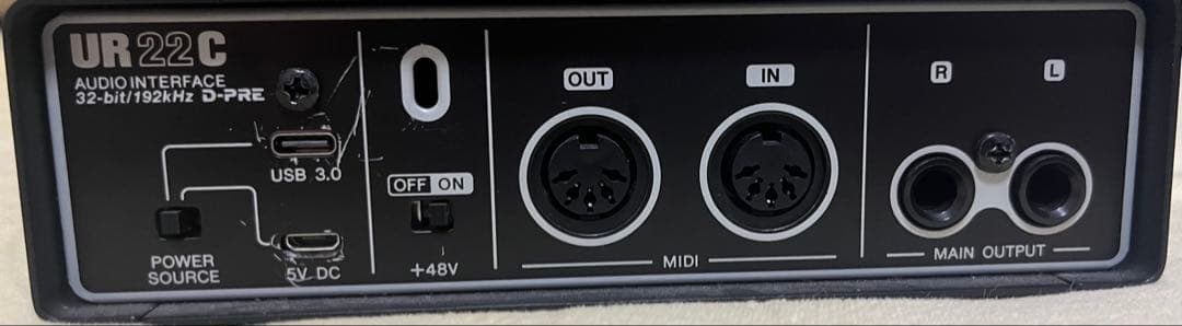 O*様 Steinberg ur22c USBオーディオインターフェース