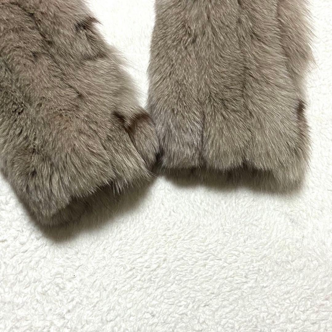 【大きいサイズ】サガフォックス 本毛皮 コート サイズXL相当 ボリューム◎