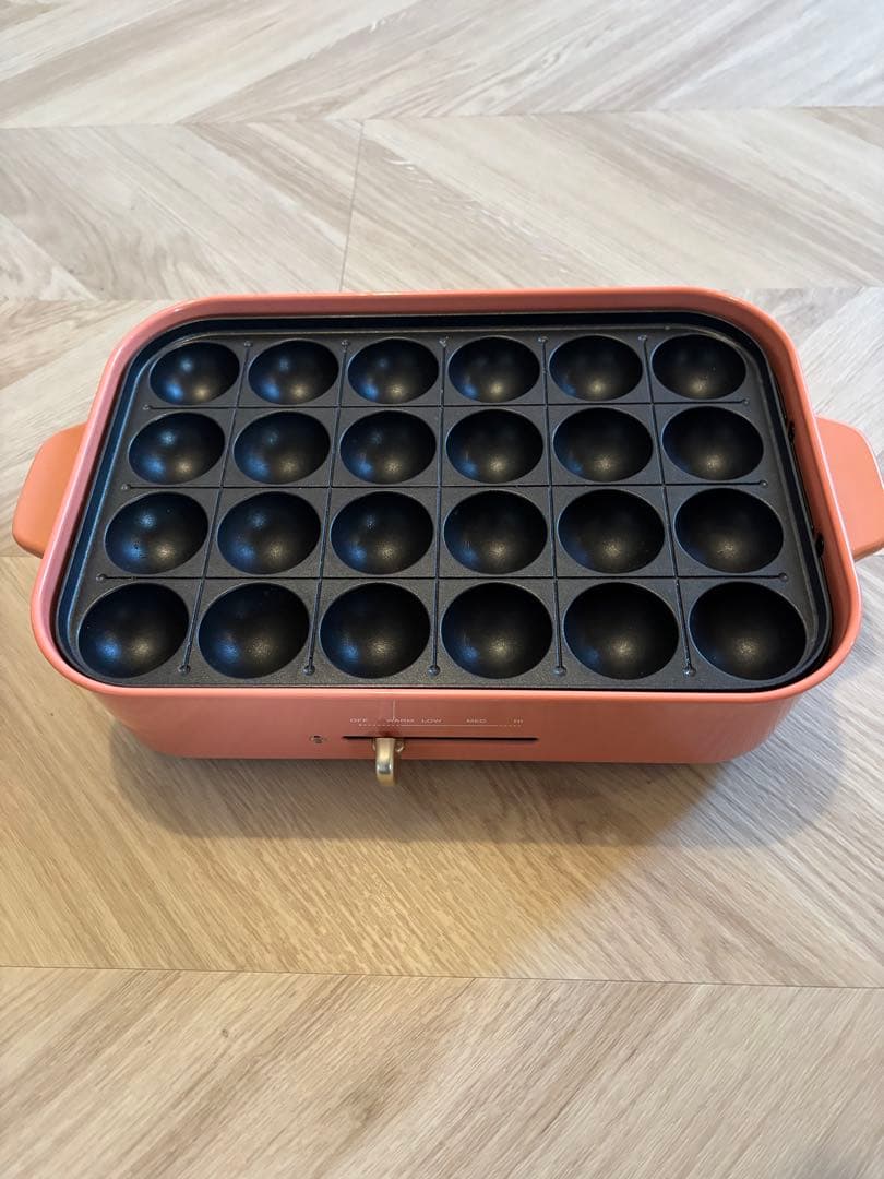 BRUNO ホットプレート ピンク　プレート4枚セット&深鍋