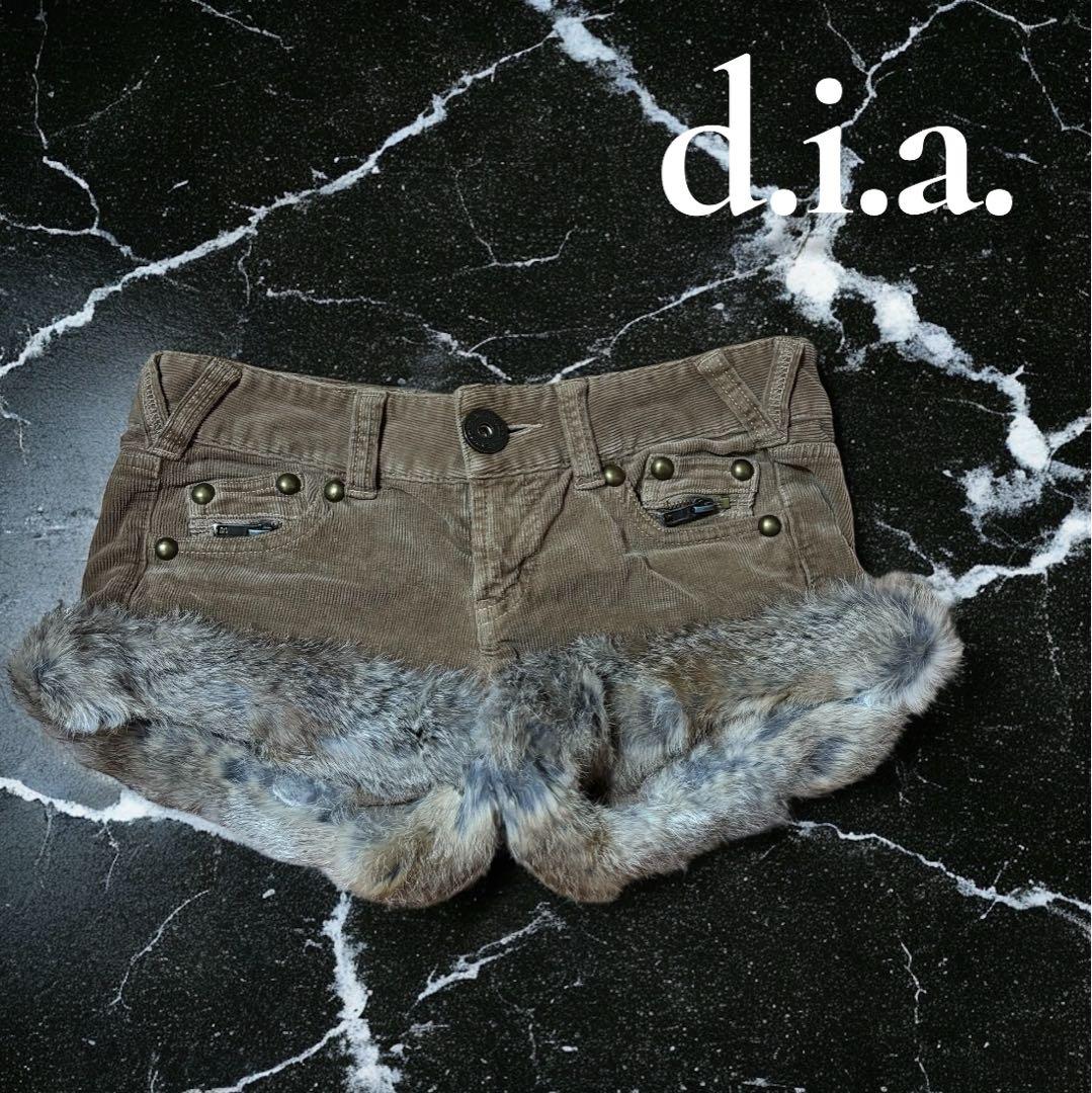 d.i.a. モコモコ　ショートパンツ　ショーパン　平成　ギャル　秋　冬　ベロア