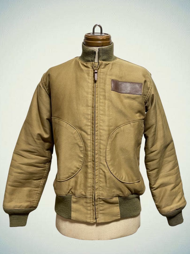 希少 実物復刻 デッキジップ 40s USCG 34 汚れ アルパカ