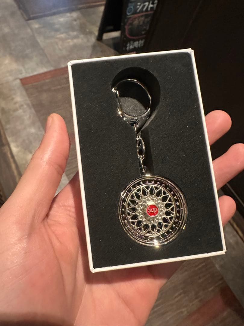 Supreme x BBS RS Rim Keychain シルバー 新品