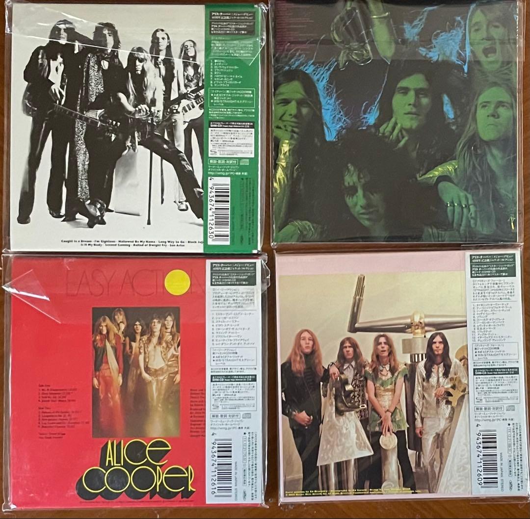 Alice Cooper 紙ジャケ SHM-CD4枚 2011年リマスター盤