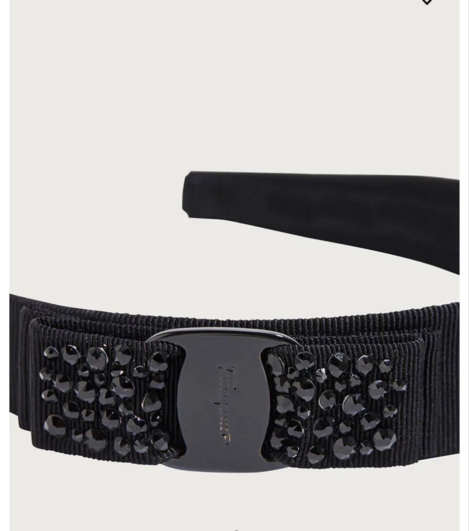 FERRAGAMO カチューシャ ブラック