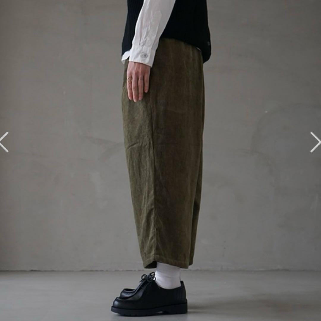 R&D.M.Co- オールドマンズテーラー　コーデュロイ　ゴムパンツ　日本製