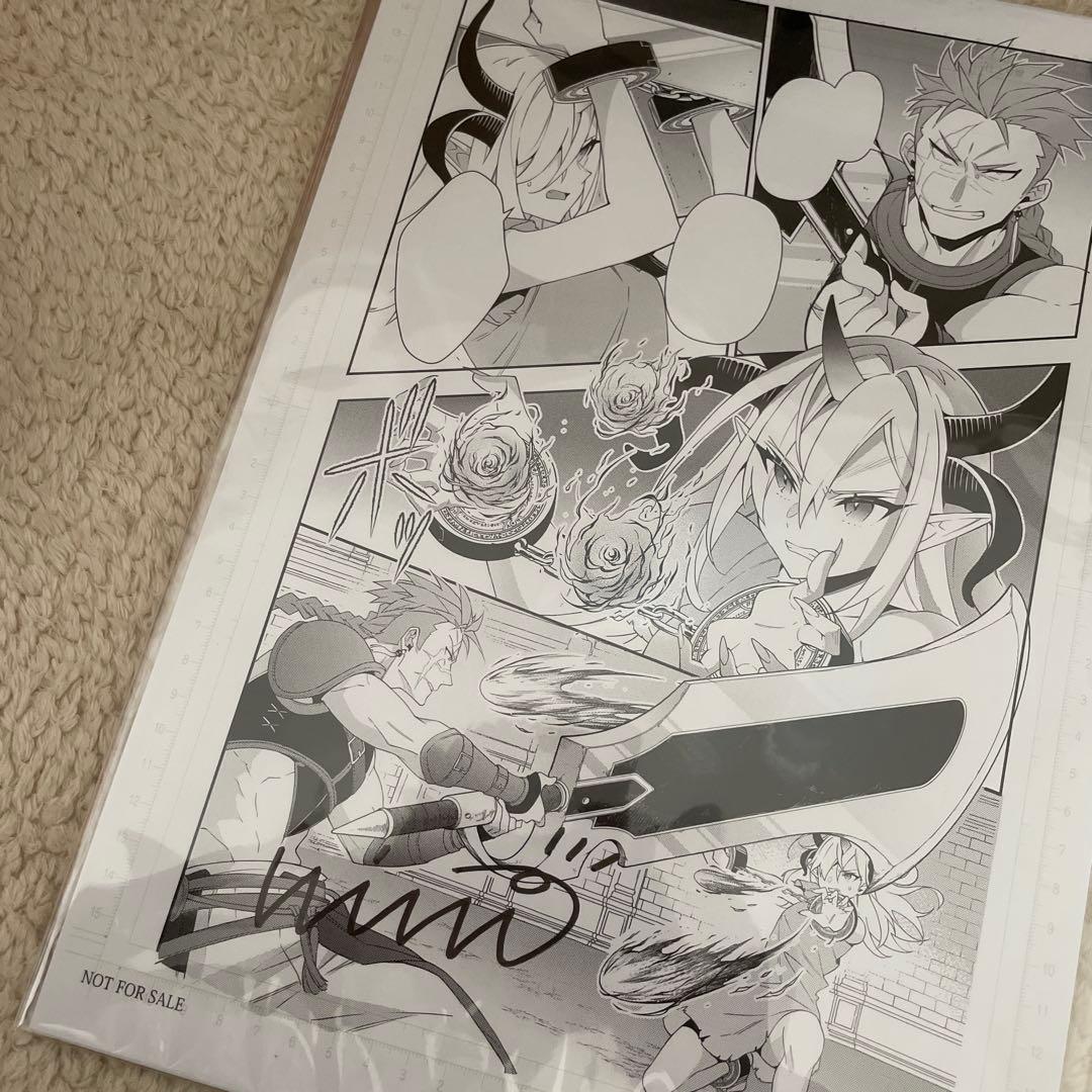 転生貴族の異世界冒険録　nini先生直筆サイン入り　複製原画