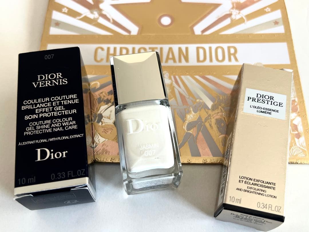 ディオールクリスタルスパークル口紅限定品010&ネイルエナメル007ジャスミン