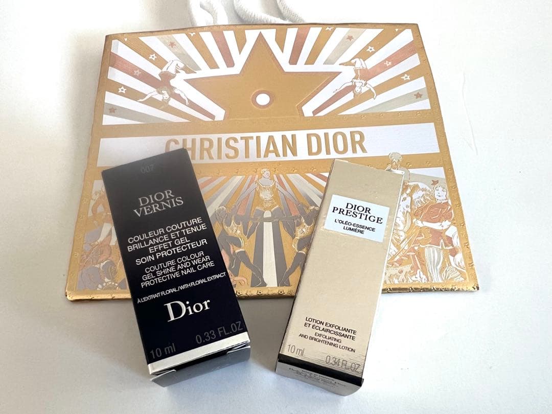 ディオールクリスタルスパークル口紅限定品010&ネイルエナメル007ジャスミン