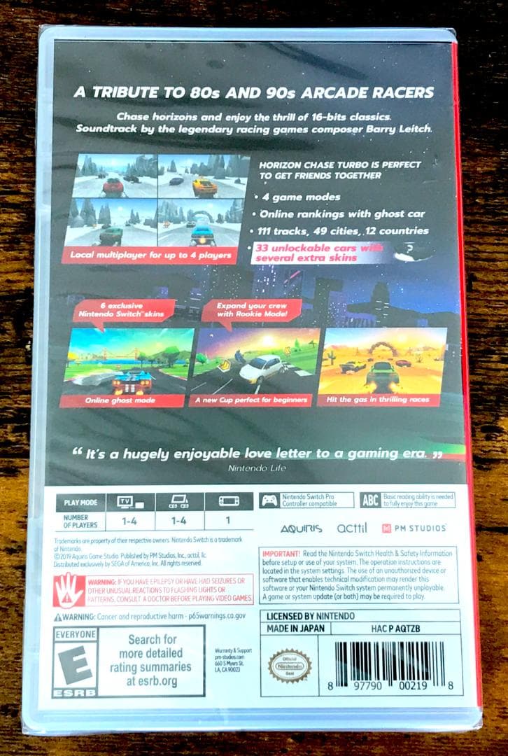 Horizon Chase Turbo Switch 北米版 新品未開封
