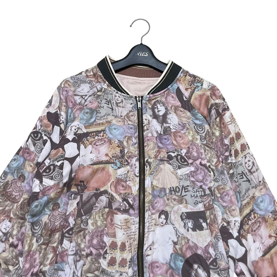美品　コートニーラブ　ヒステリックグラマー　リバーシブル　薄手　総柄　ブルゾン