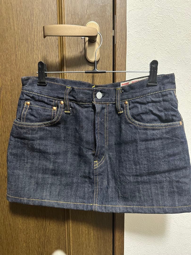 エヴィス デニム ミニスカート