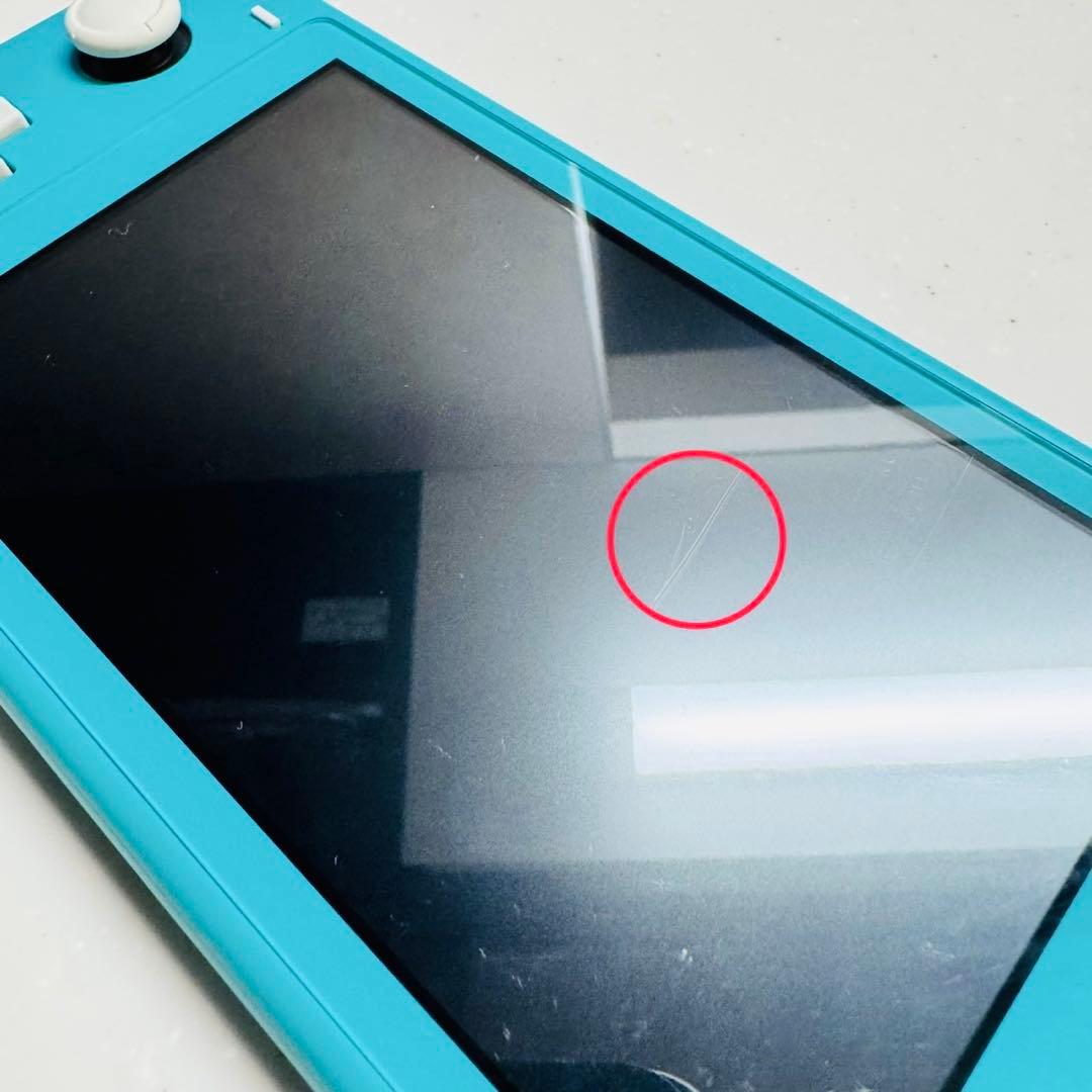 初期化済Nintendo Switch Lite ターコイズ 本体 充電ケーブル