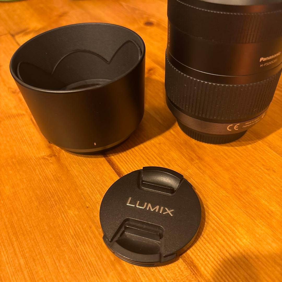 レンズ PanasonicLUMIX G VARIO45-200mm カバー袋付