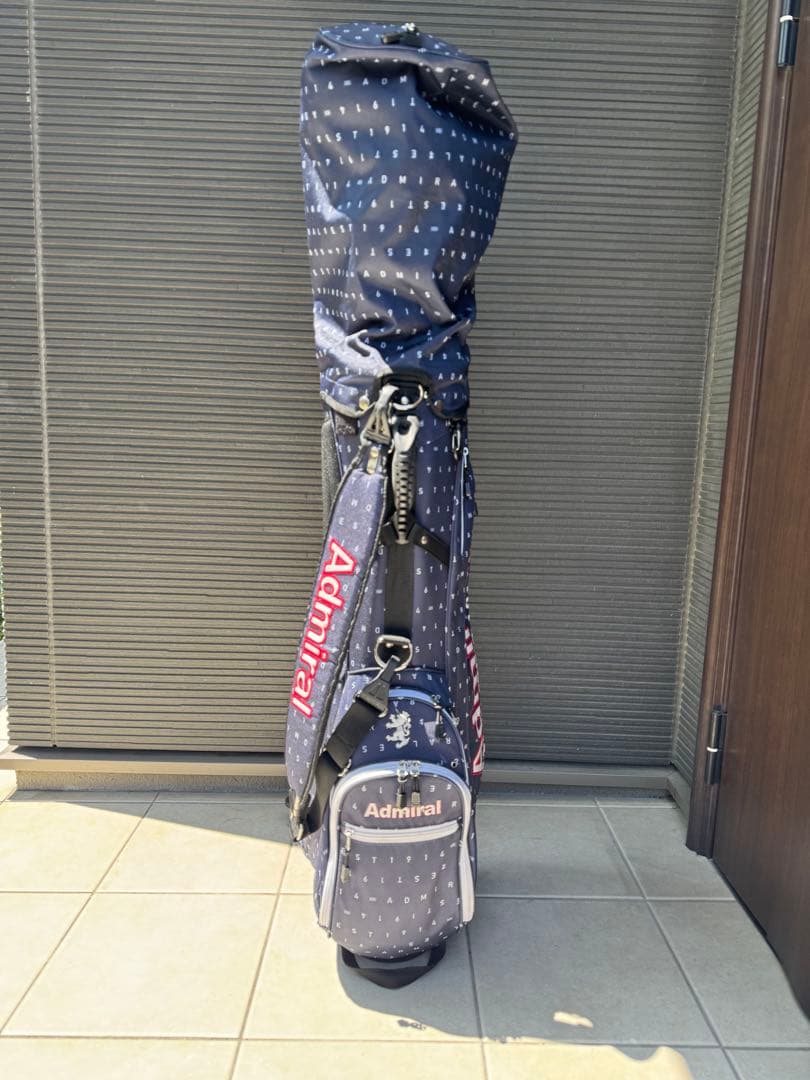 ニコニコさん専用　Admiral ゴルフバッグ・キャディバッグ ネイビー