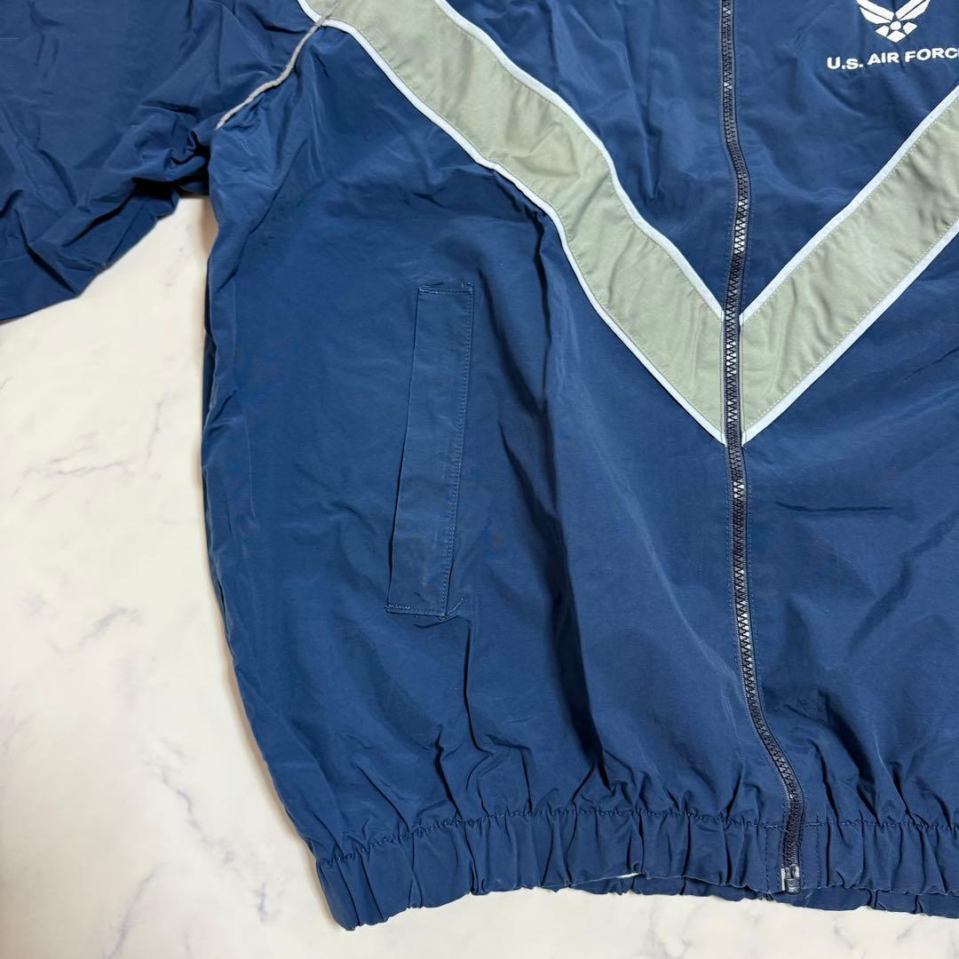 【大人気】U.S. AIR FORCE ミリタリージャケット ネイビー L