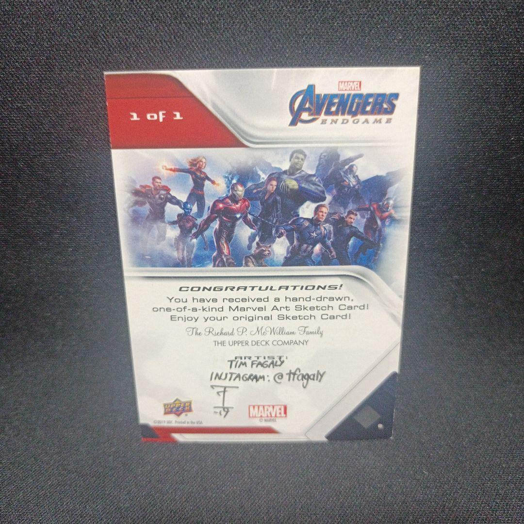 その他 2019 upper deck avengers sketch card