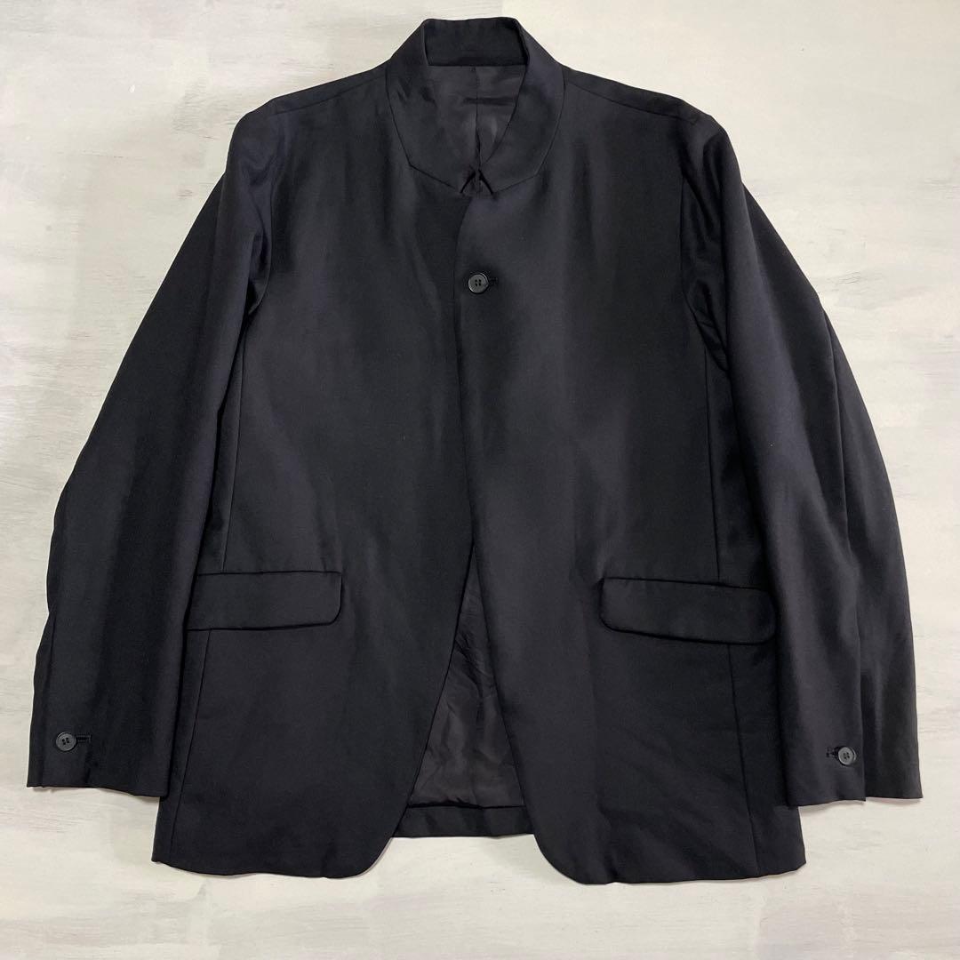 美品　日本製　ethosens エトセンス スタンドカラー　ジャケット