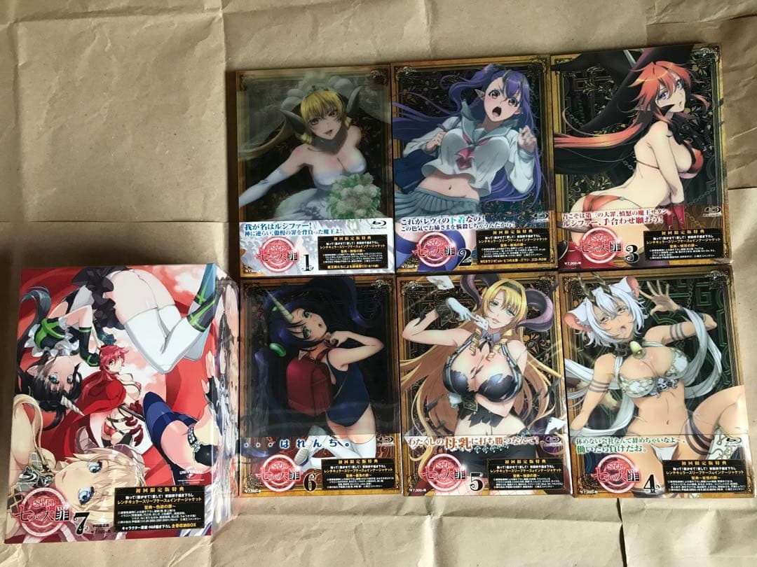 シュリンク未開封　sin 七つの大罪　初回限定版　全巻セット　Blu-ray