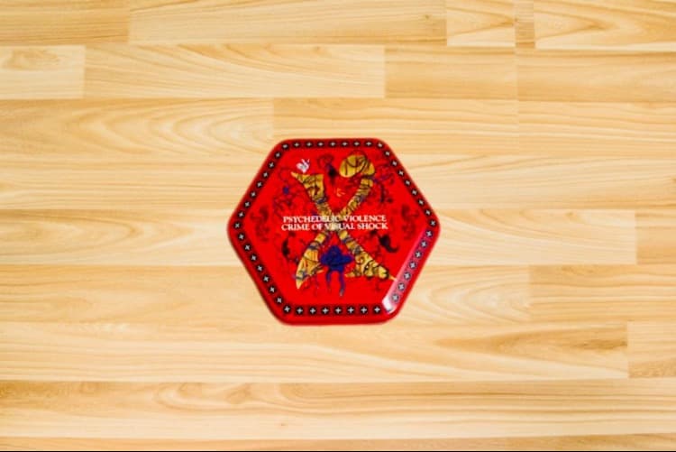 X JAPAN Message缶 赤 サイン 初回 HIDE YOSHIKI