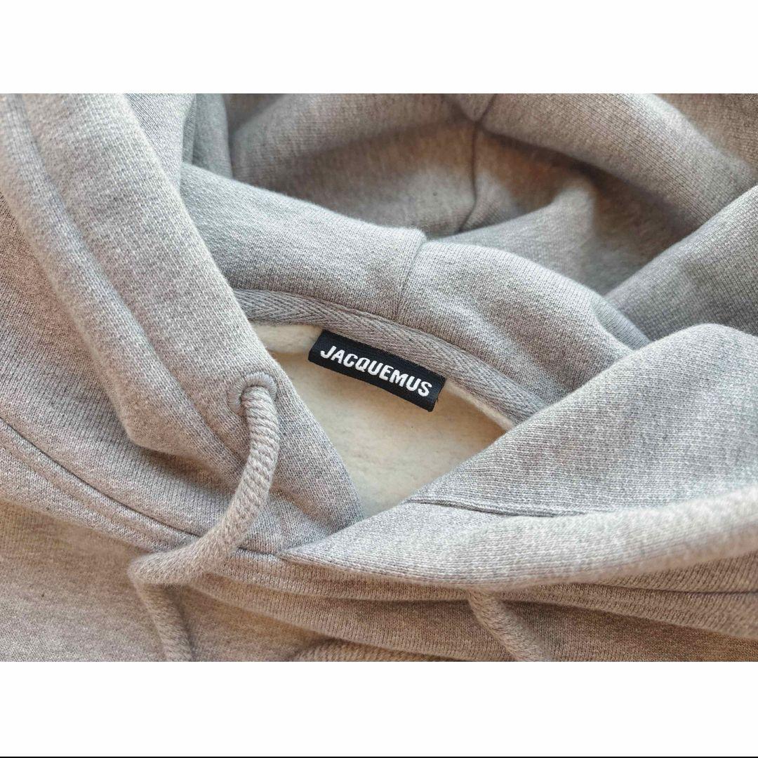 JACQUEMUS ジャックムス ロゴスウェットパーカー グレー XXS