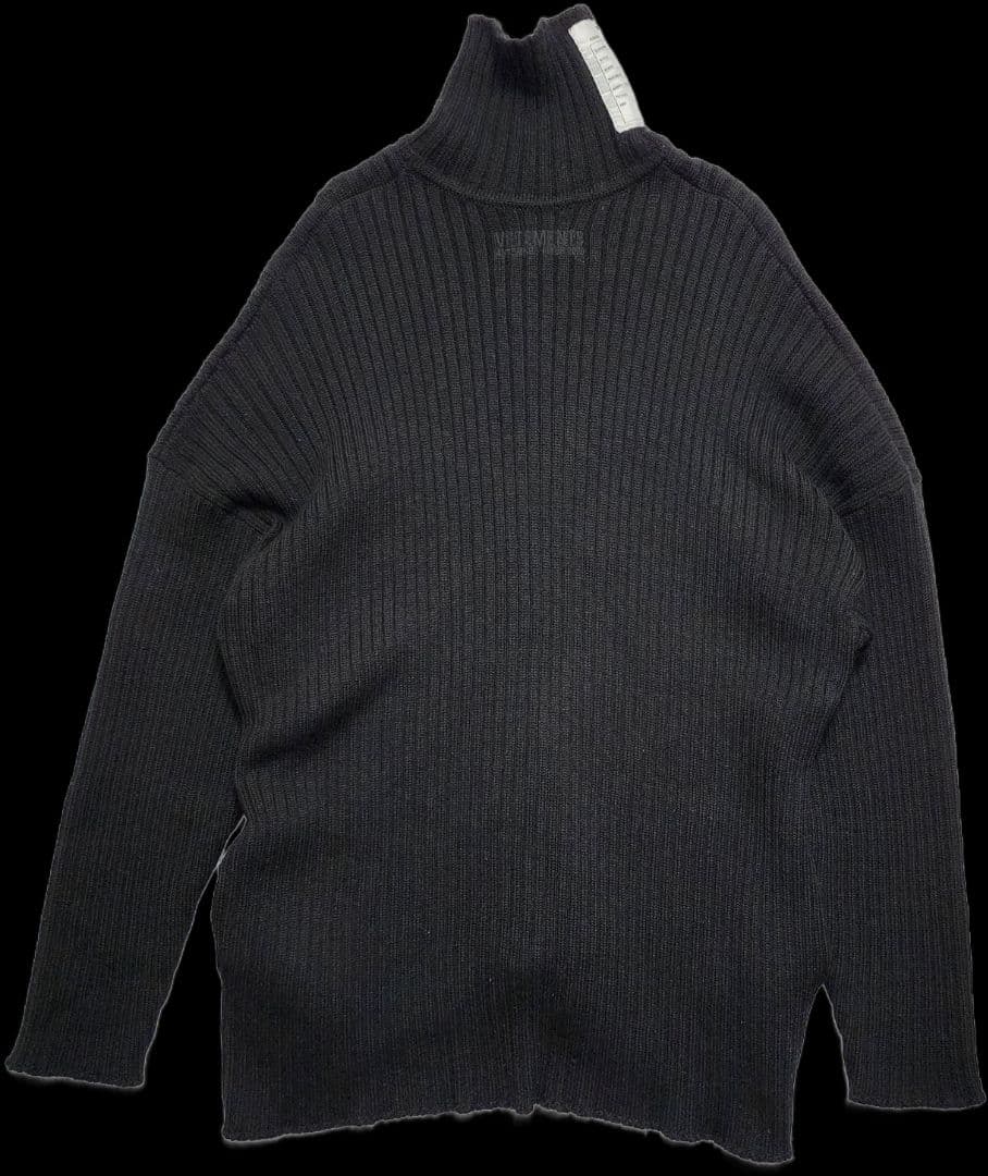 美品✨ヴェトモン 20AW Atelier Zip-Up Neck ブラック