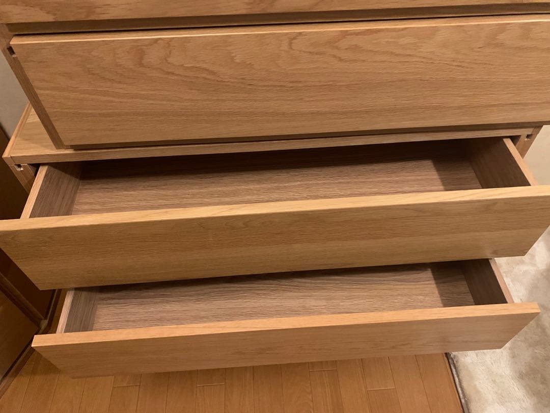 ②★無印★ユニットシェルフ★ ボックス★引き出し★オーク材★旧タイプ