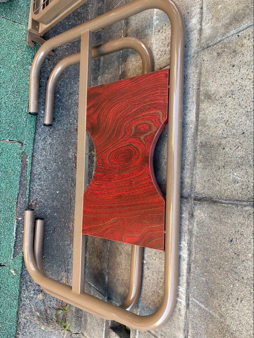 引き取り！　綺麗！介護用ベッド 手動調整機能付き メッシュ