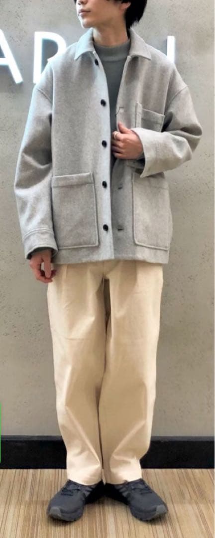 【新品】URBAN RESEARCH メルトンバルーンフィットカバーオール L