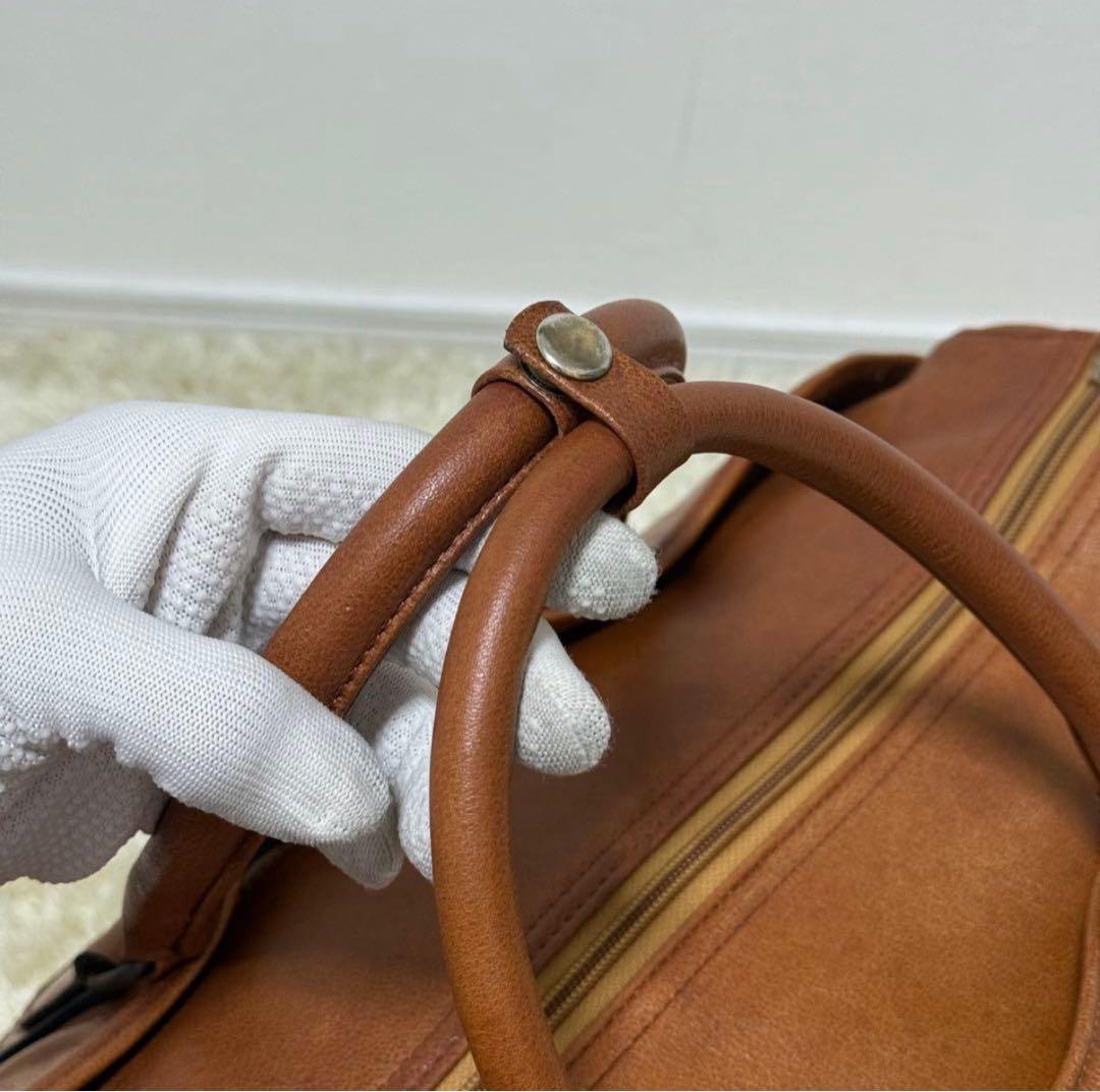 Porter バロン　ボストンバッグ　2way レザー　ブラウン　旅行　大容量