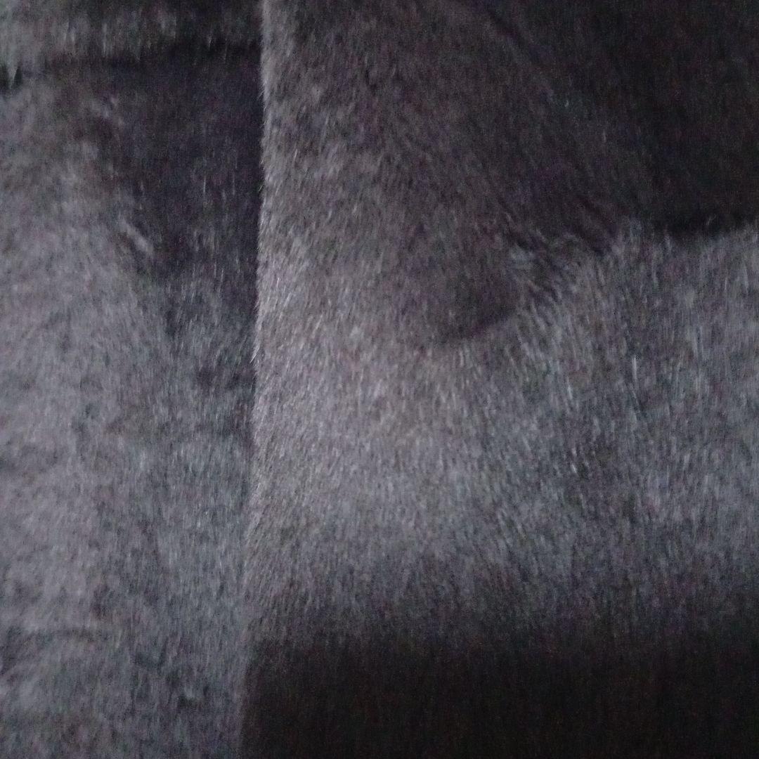 ウィーゼル　リバーシブル 　リアルファーコート Lsize　ロングコート