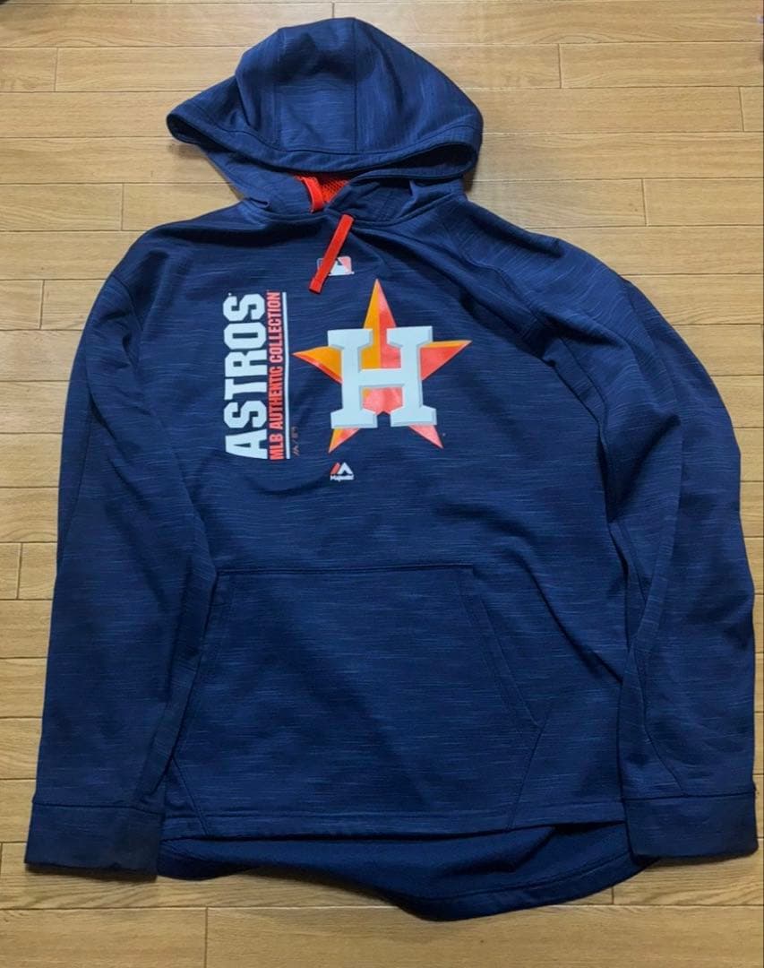 MLB Houston Astros フード付きウェア ネイビー