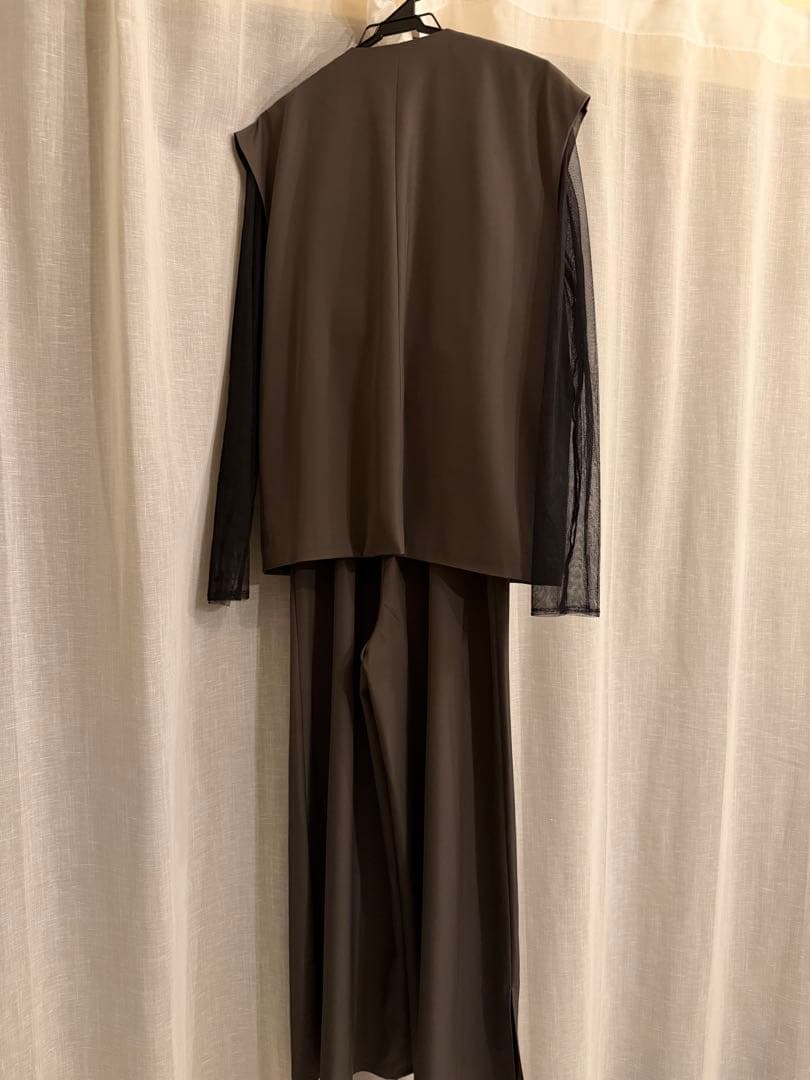 Manish vest setup etUNIVER結婚式パンツドレス3点セット