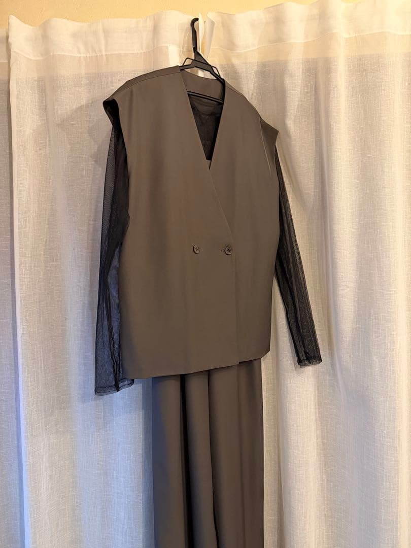 Manish vest setup etUNIVER結婚式パンツドレス3点セット