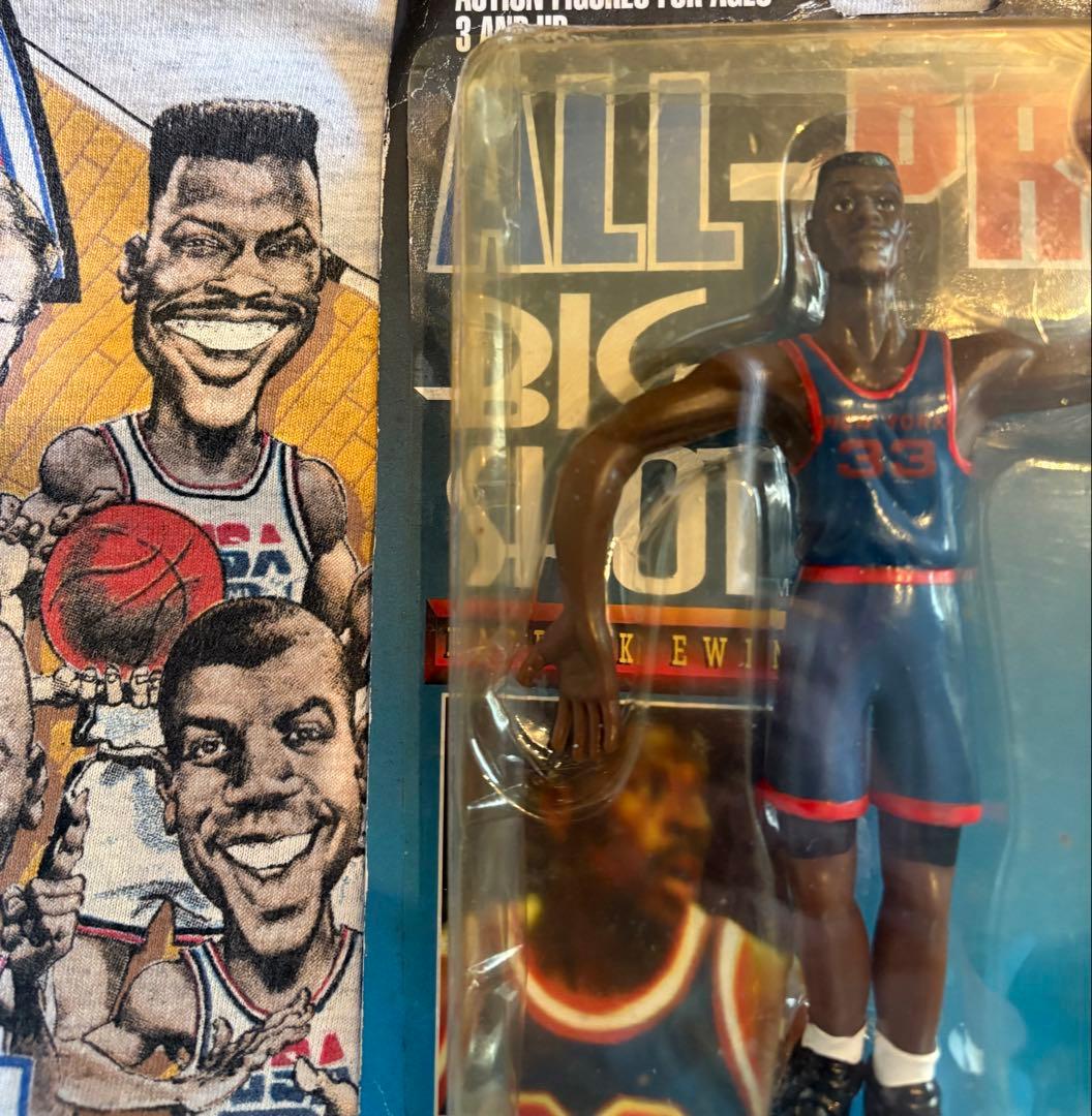 希少　USA DREAM Team フィギュア3体とTシャツセット