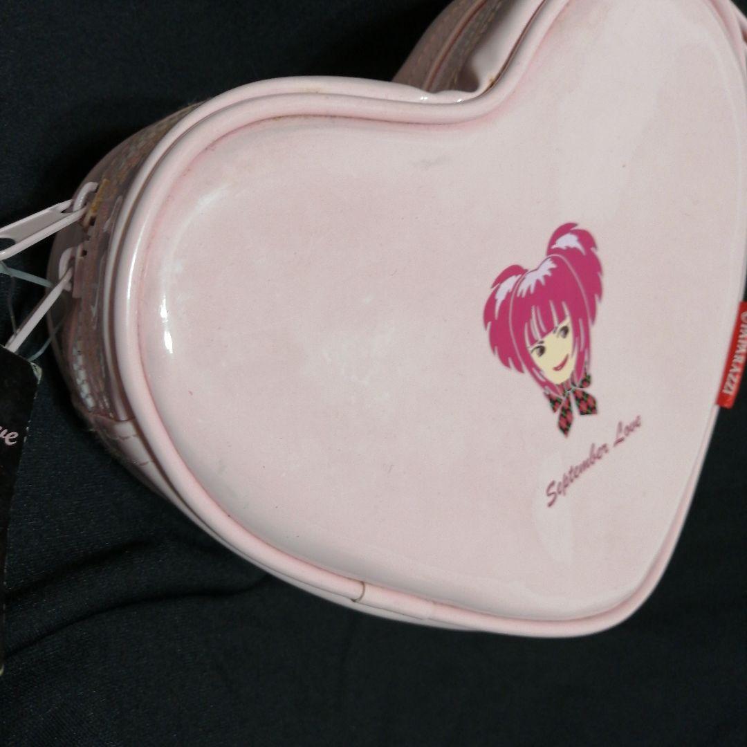 激レア　SHAZNA IZAM　エナメル　ハート型　ポーチ