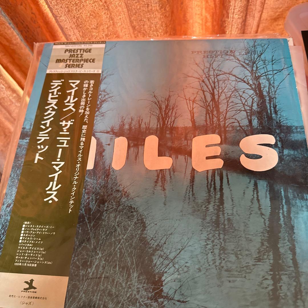 2)LP12in国内盤マイルスデイビスの 4枚写真参照　盤ジャケ帯解説良好