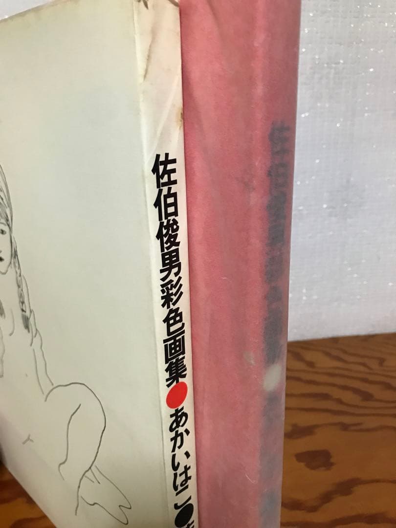 佐伯俊男 彩色画集　緋匤 あかいはこ　函カバー　昭和47年初版第一刷　長友啓典