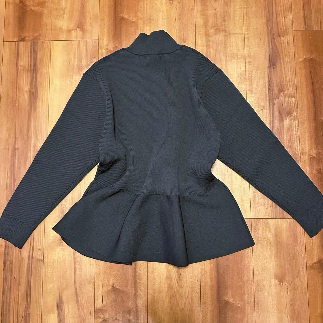 ping 長袖　ペプラム　ハイネック　セーター　春秋　ブラック　ゴルフウェア