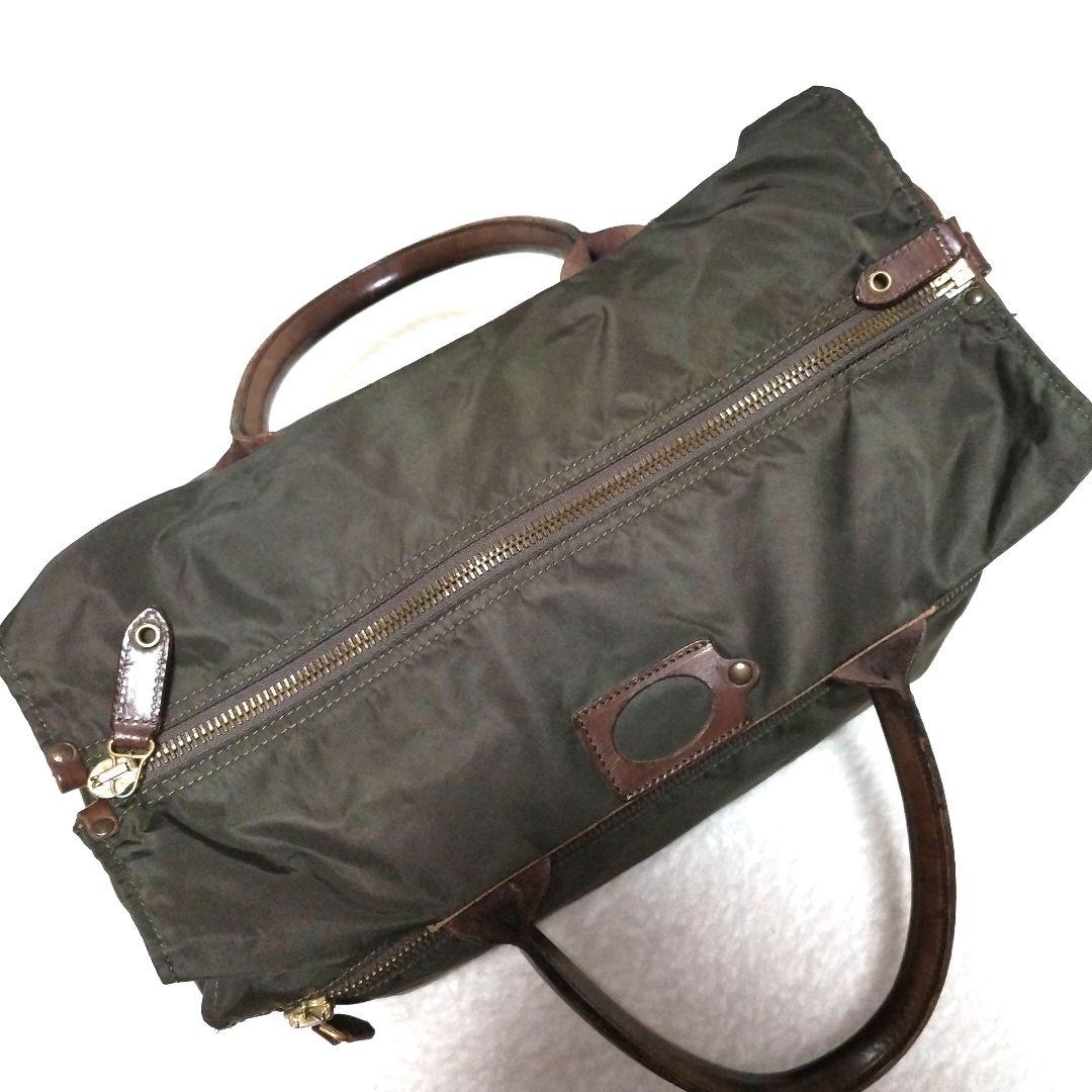 【美品】Felisi フェリージ P4 ナイロン×本革 2way ボストンバッグ