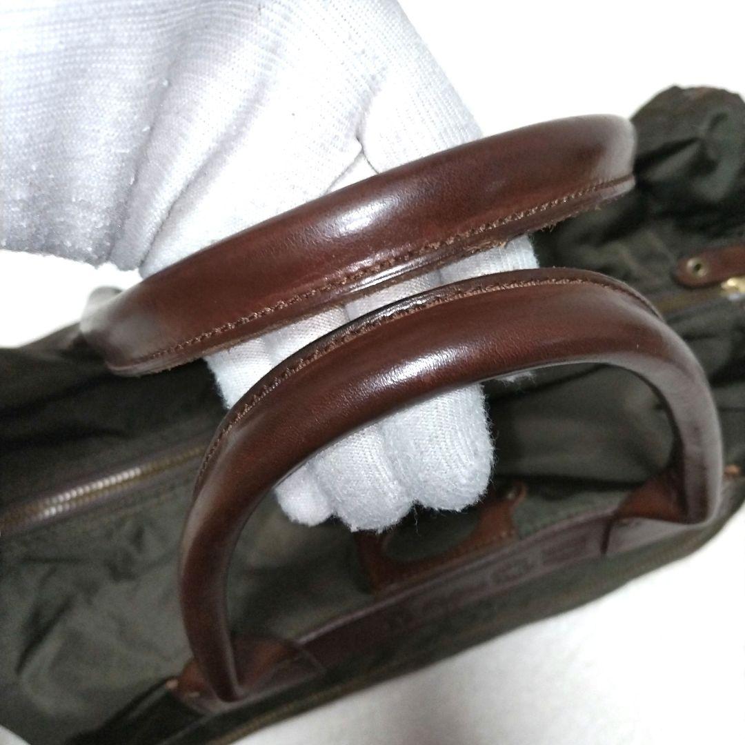 【美品】Felisi フェリージ P4 ナイロン×本革 2way ボストンバッグ