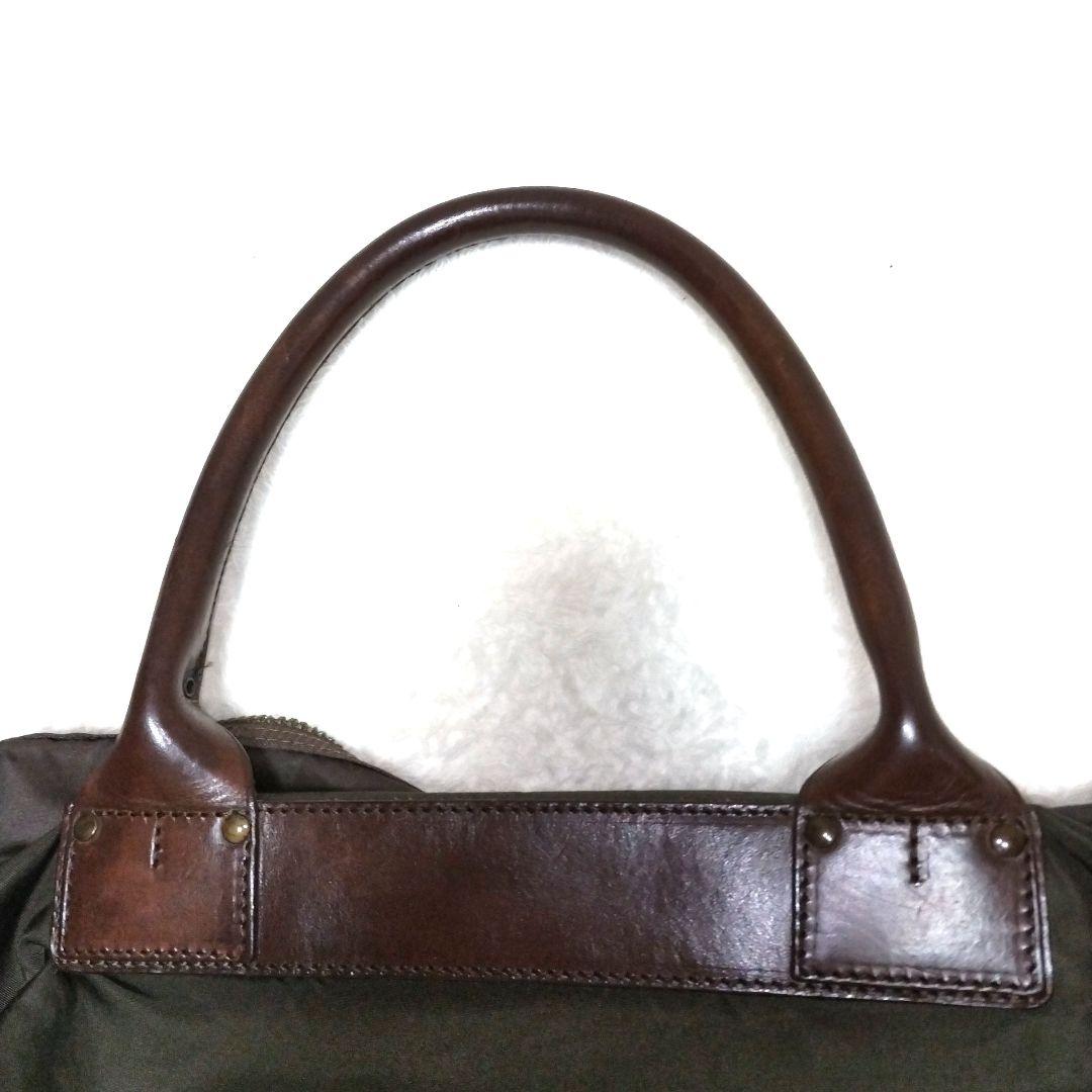 【美品】Felisi フェリージ P4 ナイロン×本革 2way ボストンバッグ