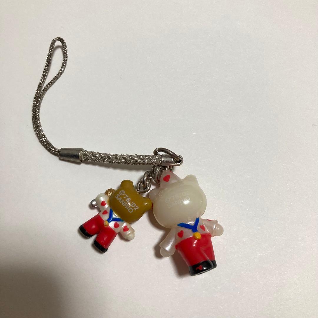 激レア ハローキティ　関西大阪　くいだおれ太郎　根付け　ストラップ