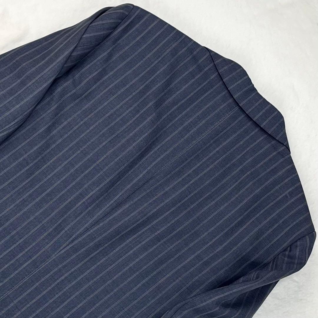 極上シルク混 Brilla per il gusto チョークストライプ スーツ