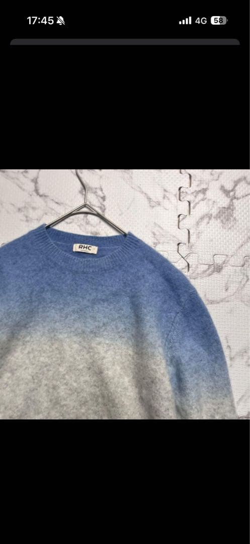 ツ*ー様 希少カシミヤ✨ロンハーマン ニット セーター グラデーション Ssiz