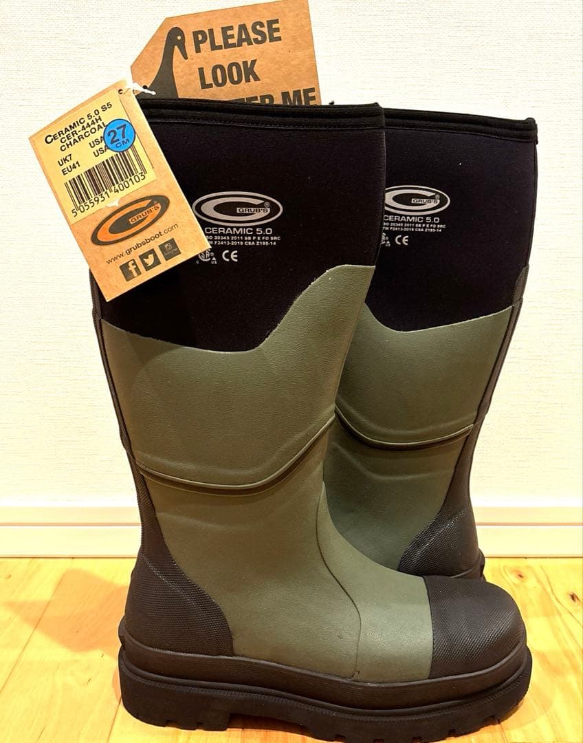 Grubs グラブスブーツ 防寒ネオプレンセーフティーブーツ