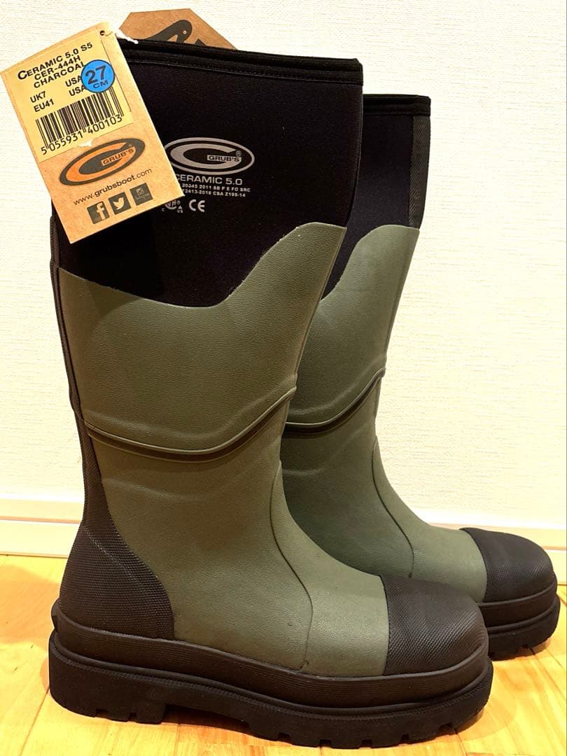 Grubs グラブスブーツ 防寒ネオプレンセーフティーブーツ