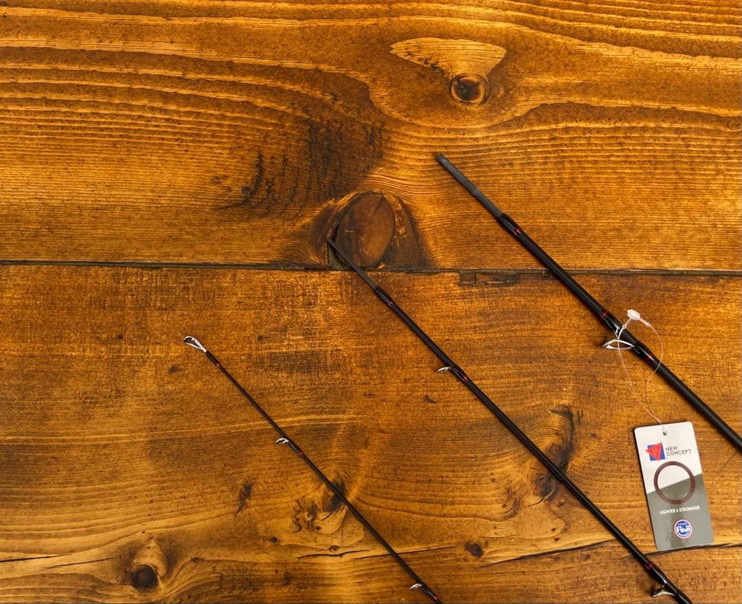 トラウトロッド　ウッド調　485UL 424UL ベイトロッド　パックロッド