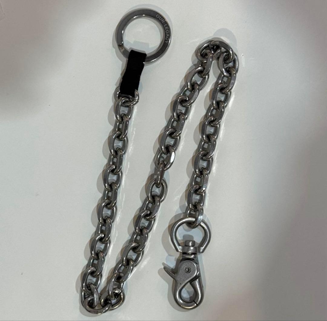 OUR LEGACY ウォレットチェーン シルバー